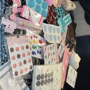 Assorted Baking Molds and Tools